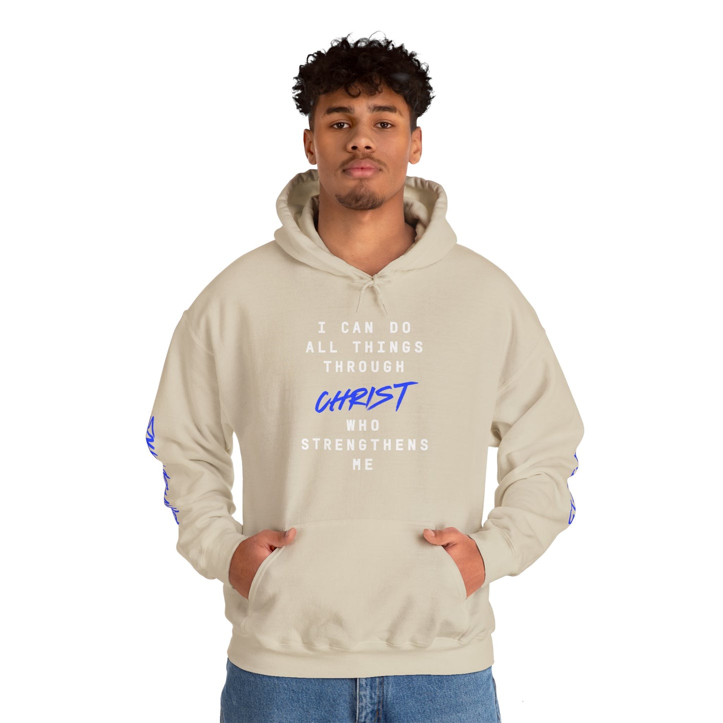 Strength in Christ Philippians Hoodie