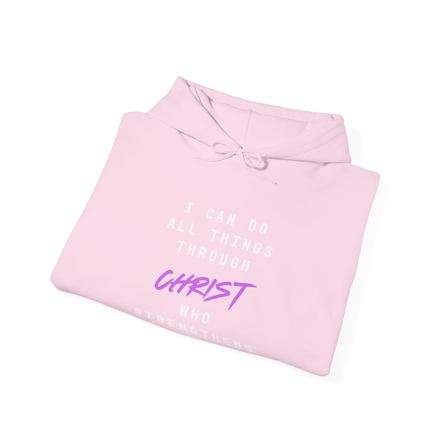 Strength in Christ Philippians Hoodie