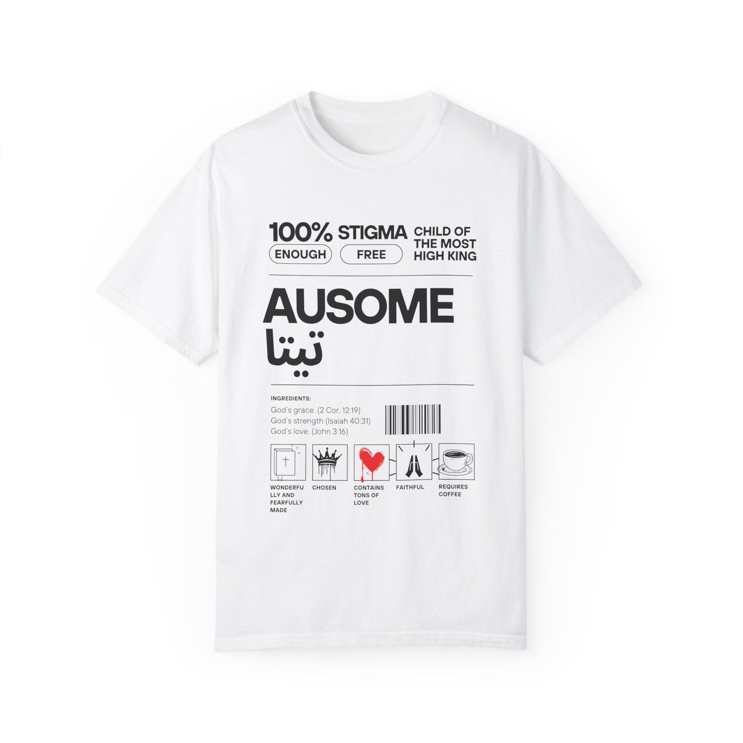 Ausome "Teta" T Shirt (Grandma in Arabic)