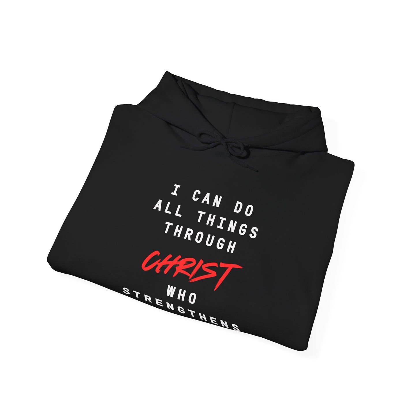 Strength in Christ Philippians Hoodie