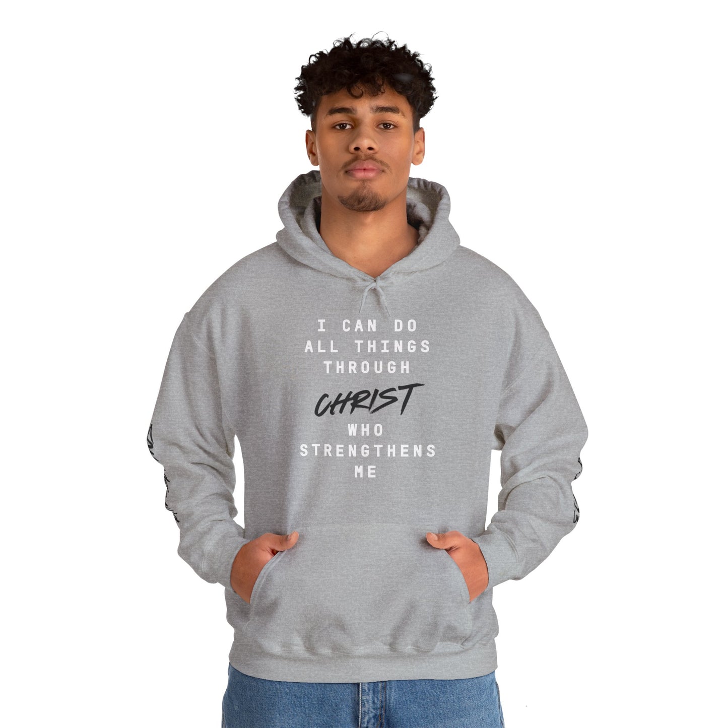 Strength in Christ Philippians Hoodie