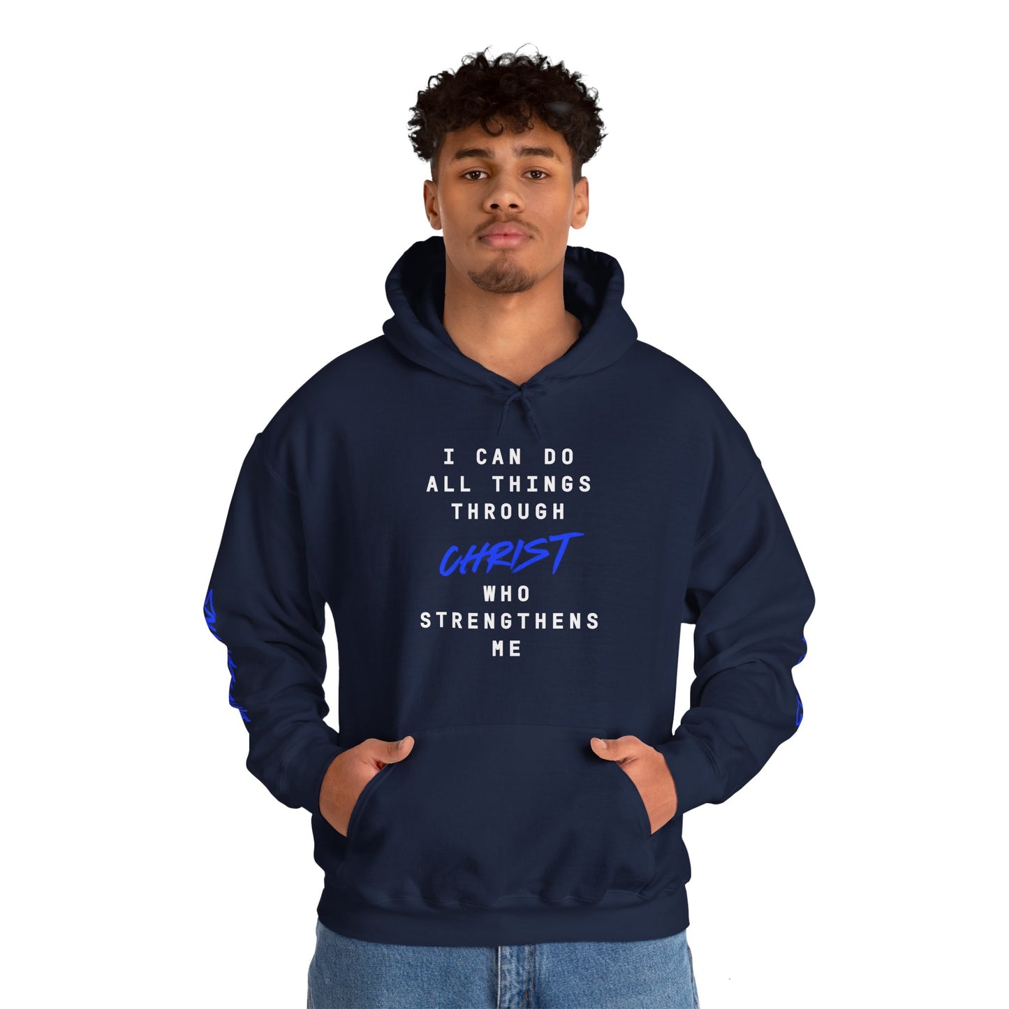 Strength in Christ Philippians Hoodie