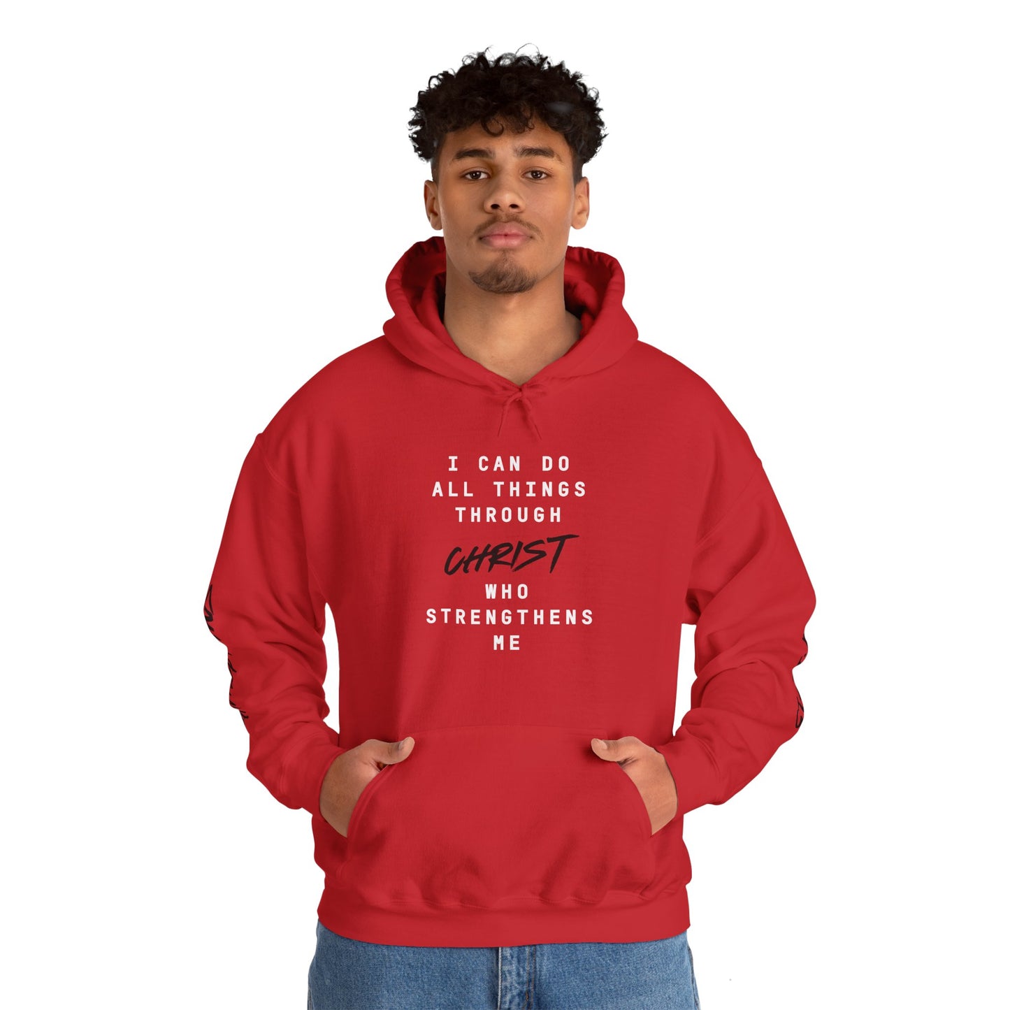 Strength in Christ Philippians Hoodie