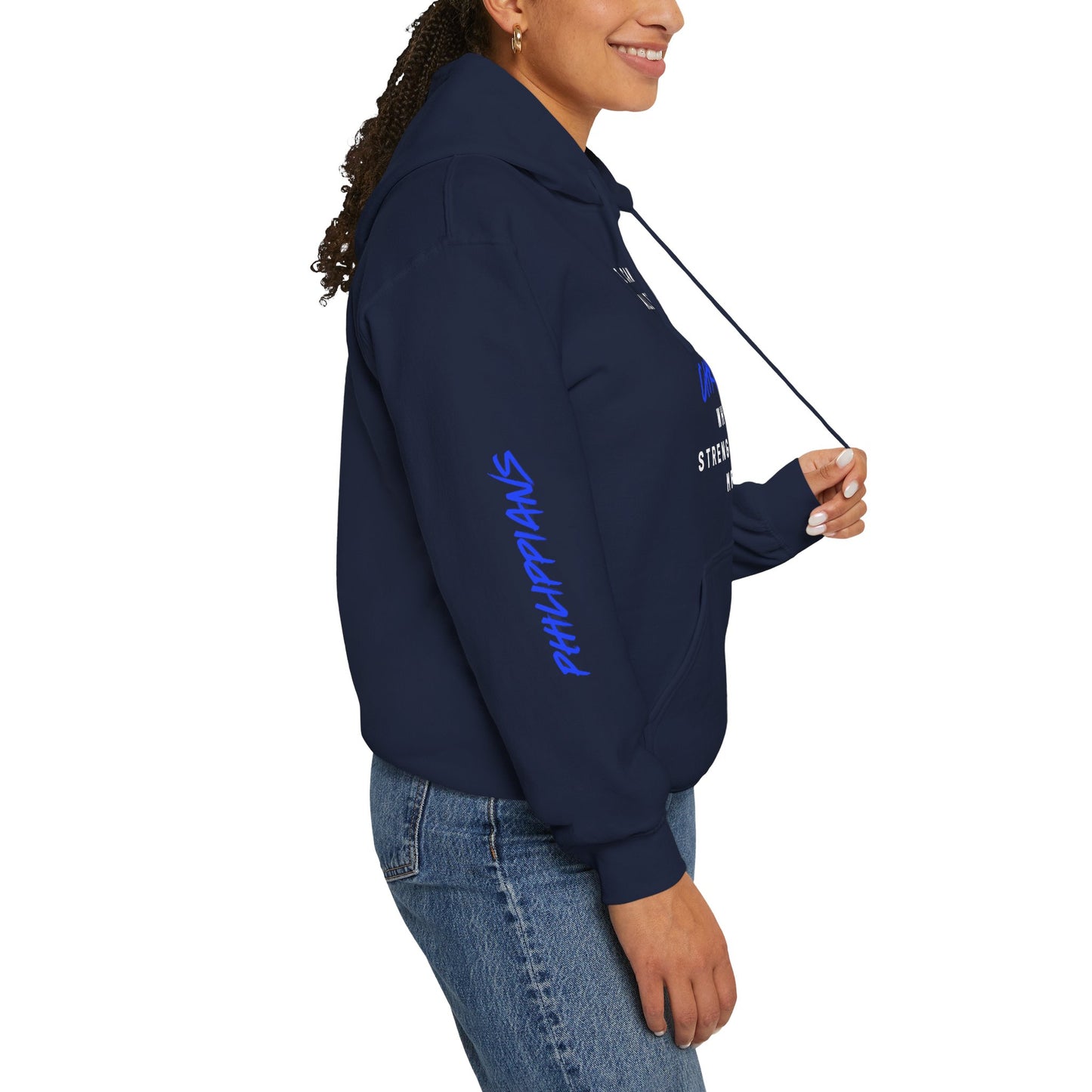 Strength in Christ Philippians Hoodie