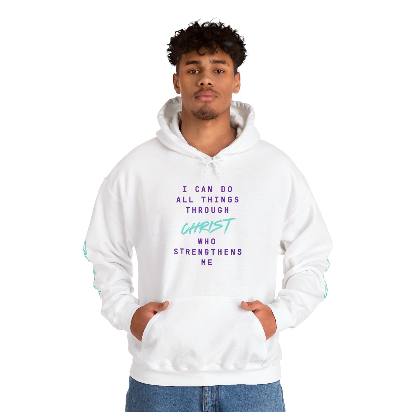 Strength in Christ Philippians Hoodie